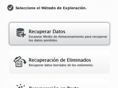 Recuperación de Datos Mac OS X