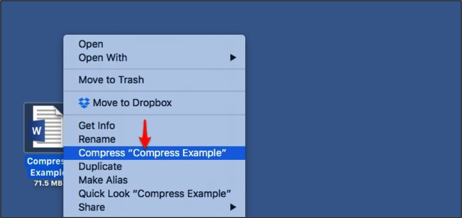 mac-compress-file